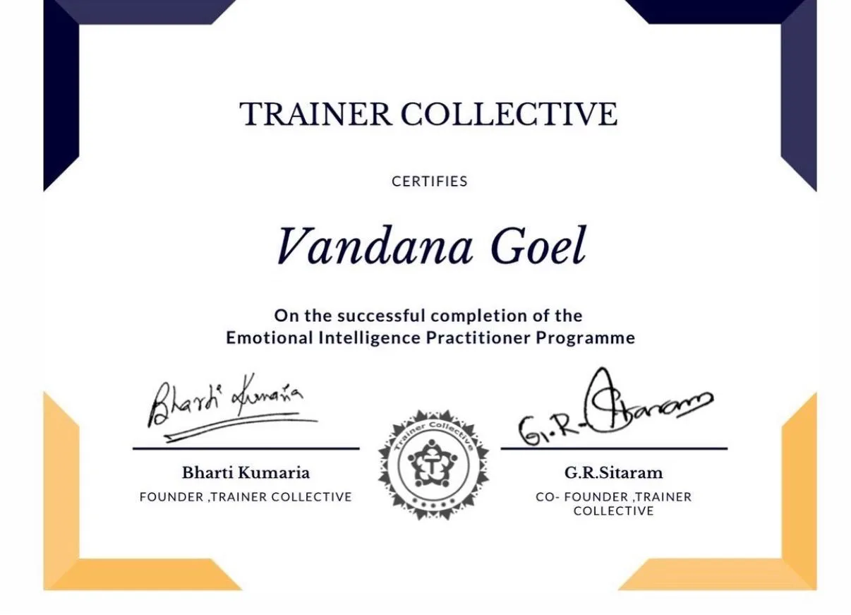 Emotional Intelligence Certificate