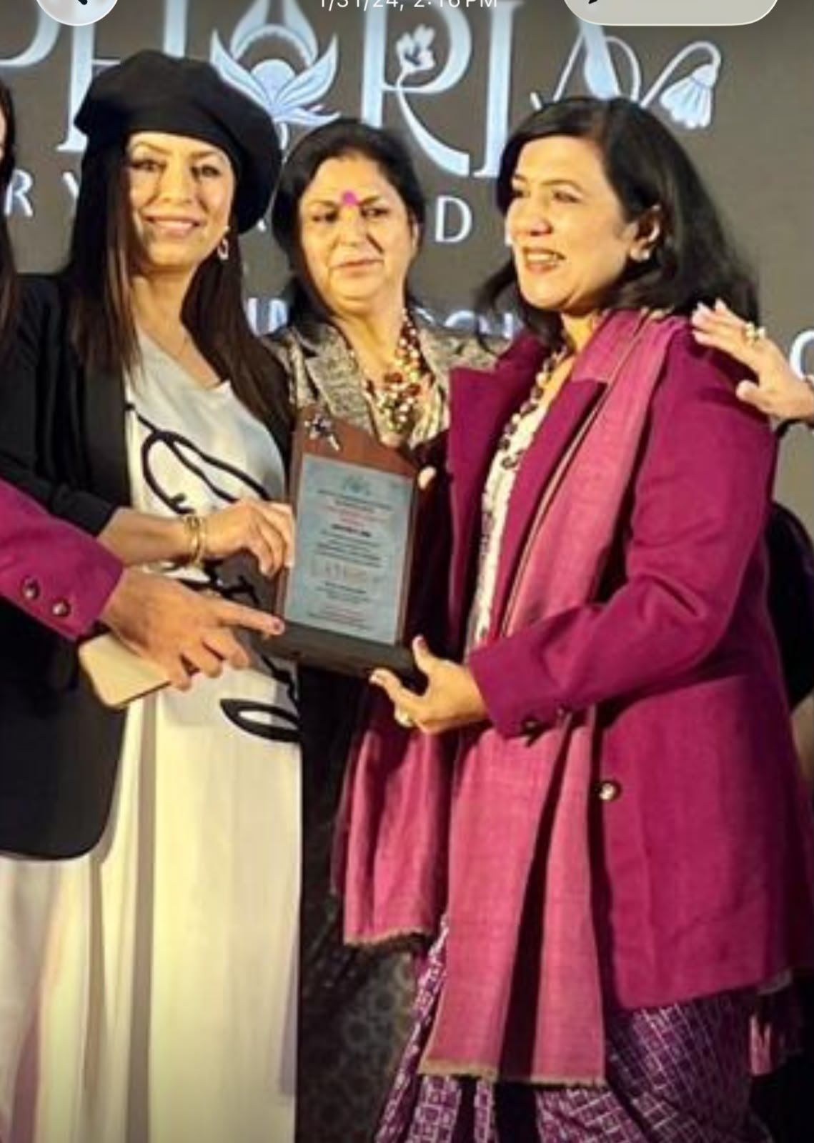 Vandana Goel with partners